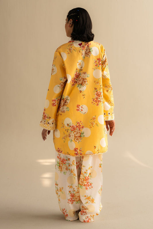 Gul Ahmed YOLO Digital Printed Co-Ords Set (Shirt & Trouser)