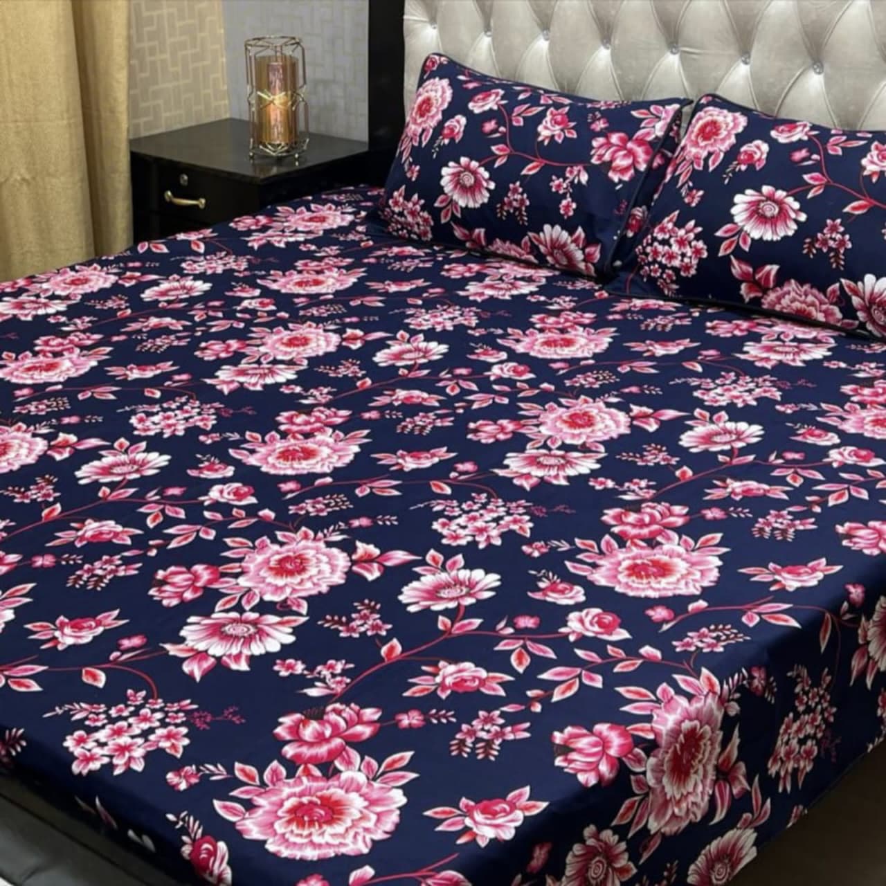 Crystal Cotton Bedsheet Design 108