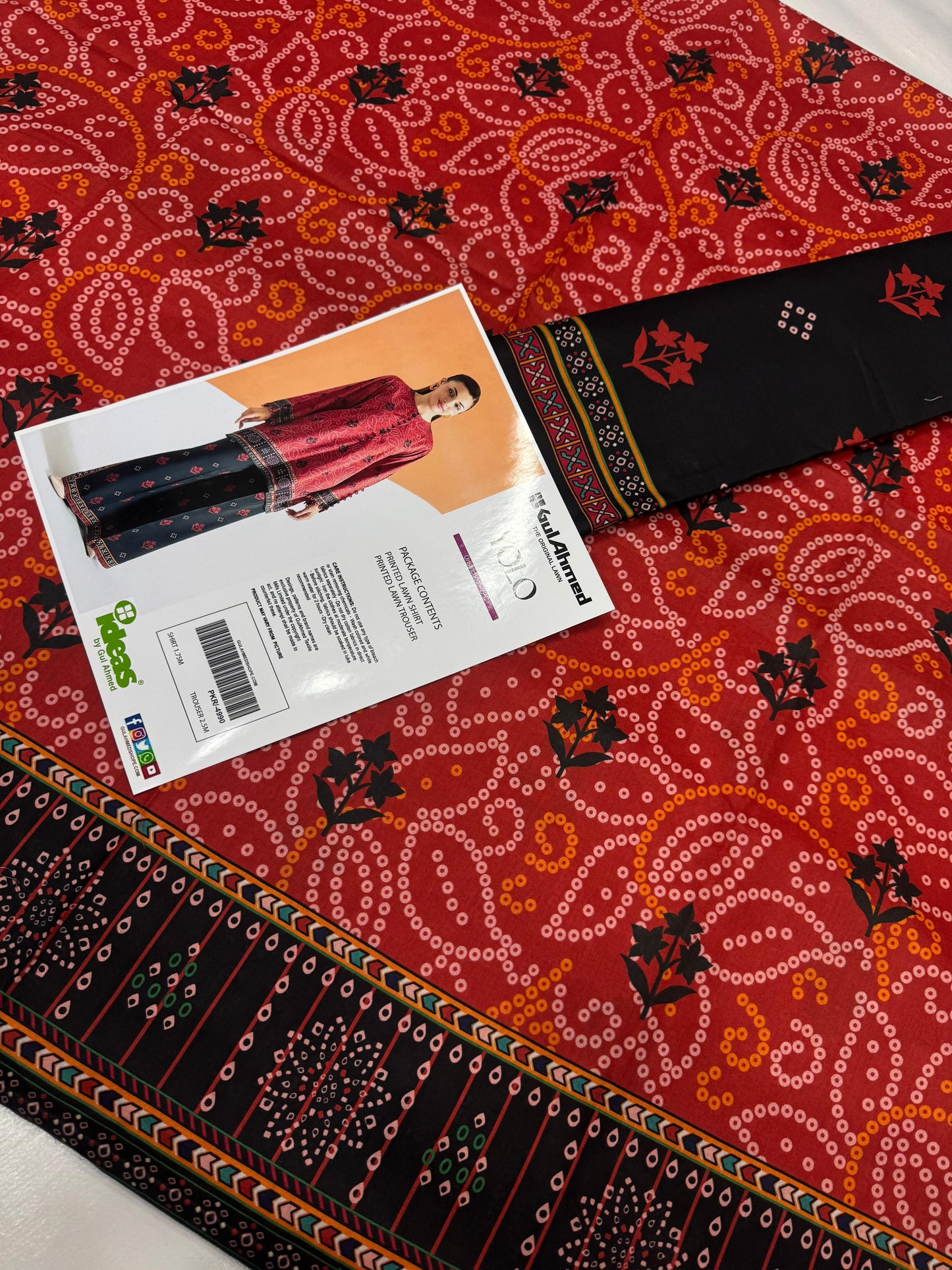 GulAhmed Digital Printed Co-Ords Set (Shirt & Trouser)