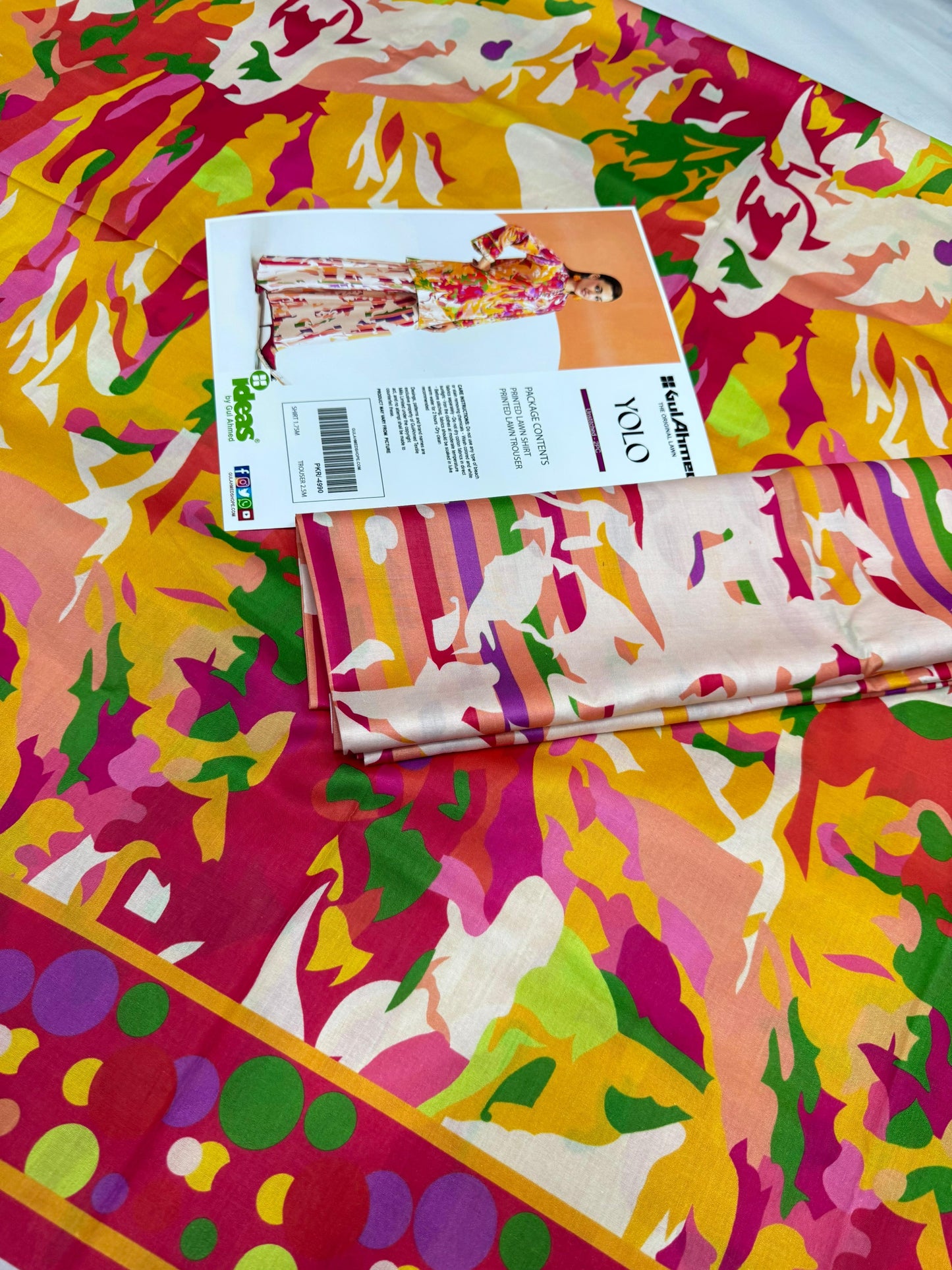 GulAhmed Digital Printed Co-Ords Set (Shirt & Trouser)