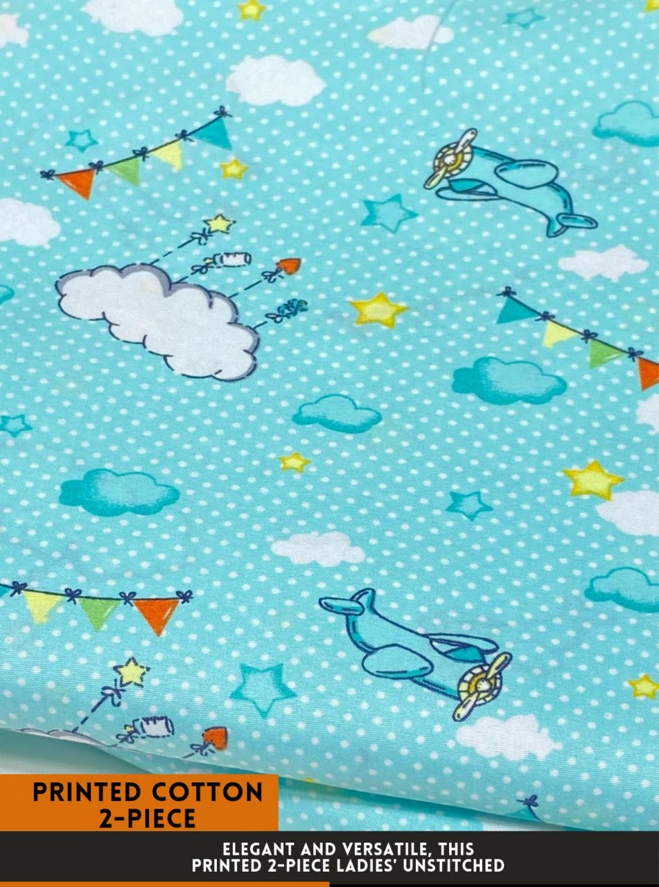 2PC Printed All-Over Cotton