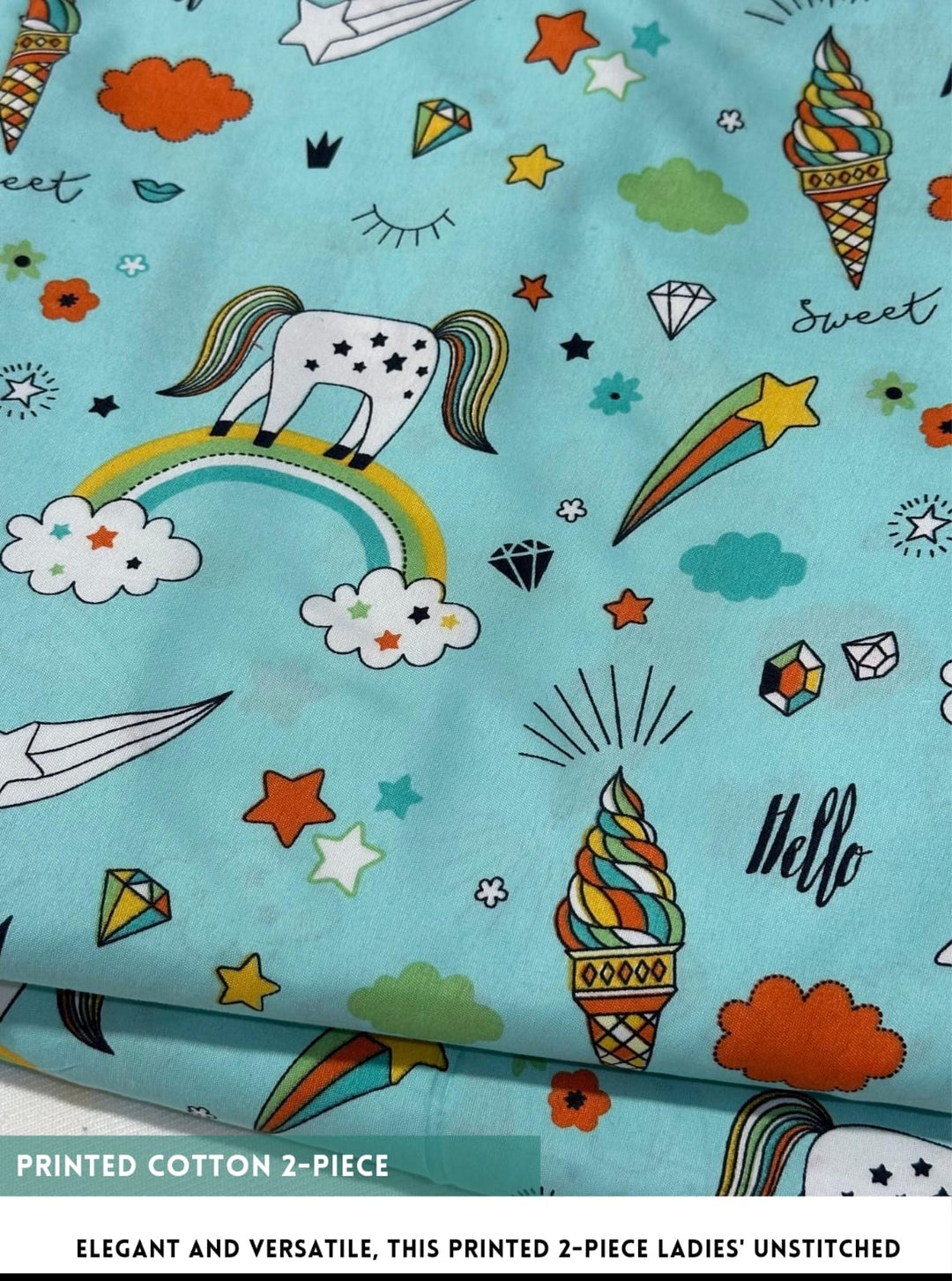 2PC Printed All-Over Cotton