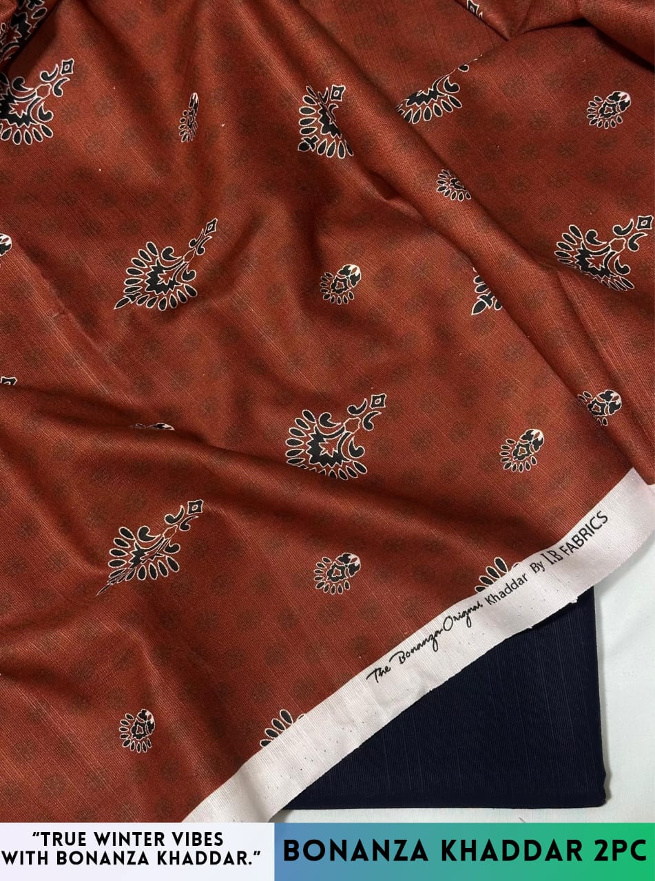 Bonanza Khaddar 2-Piece Unsticthed