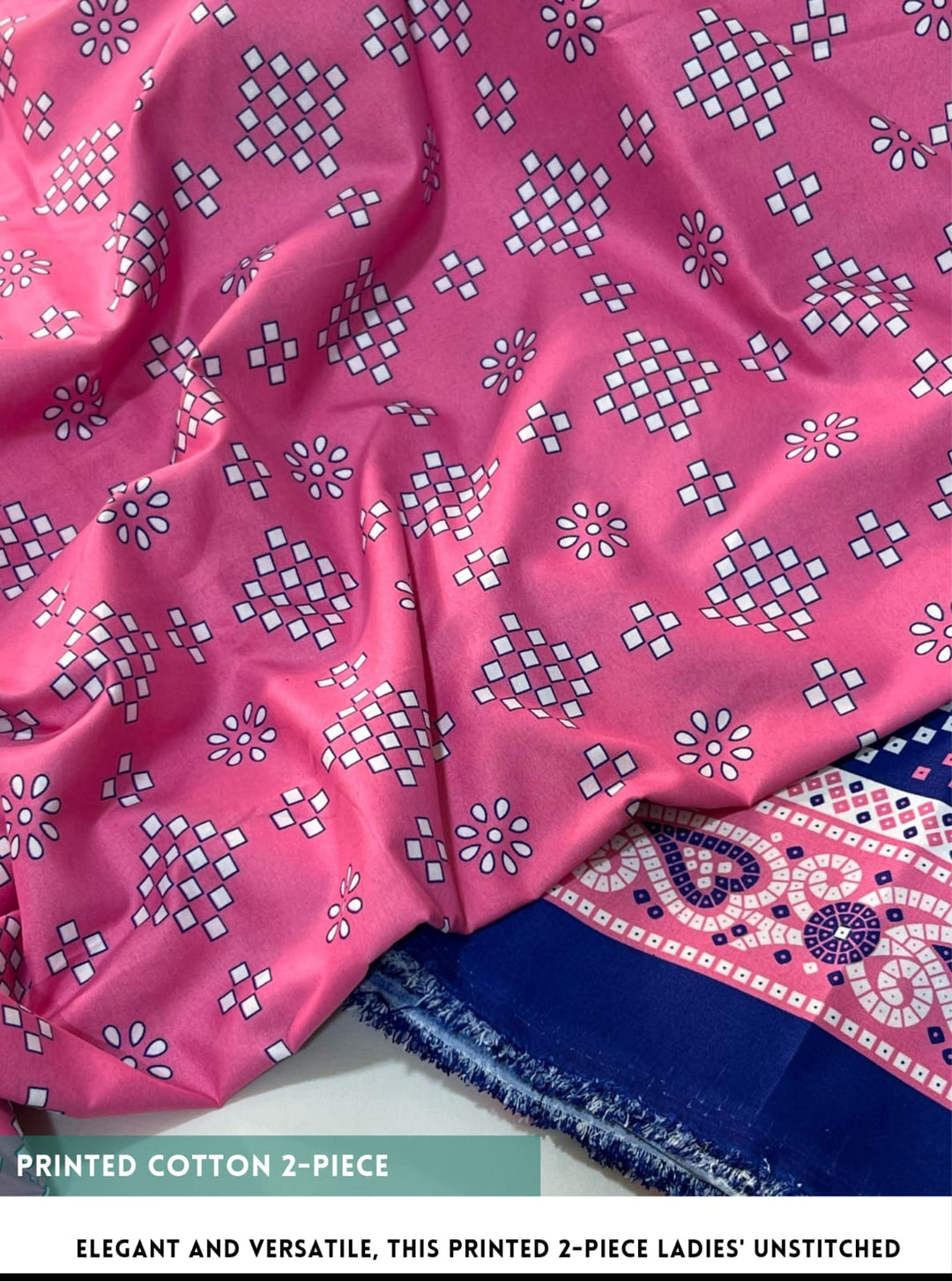 2 Piece Printed Cotton
