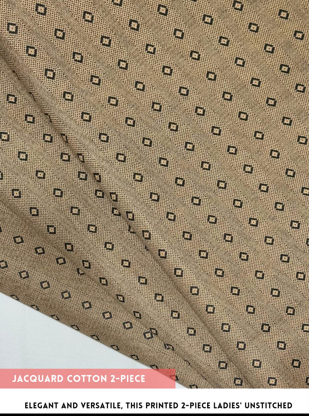 2 Piece Printed Jacquard Cotton