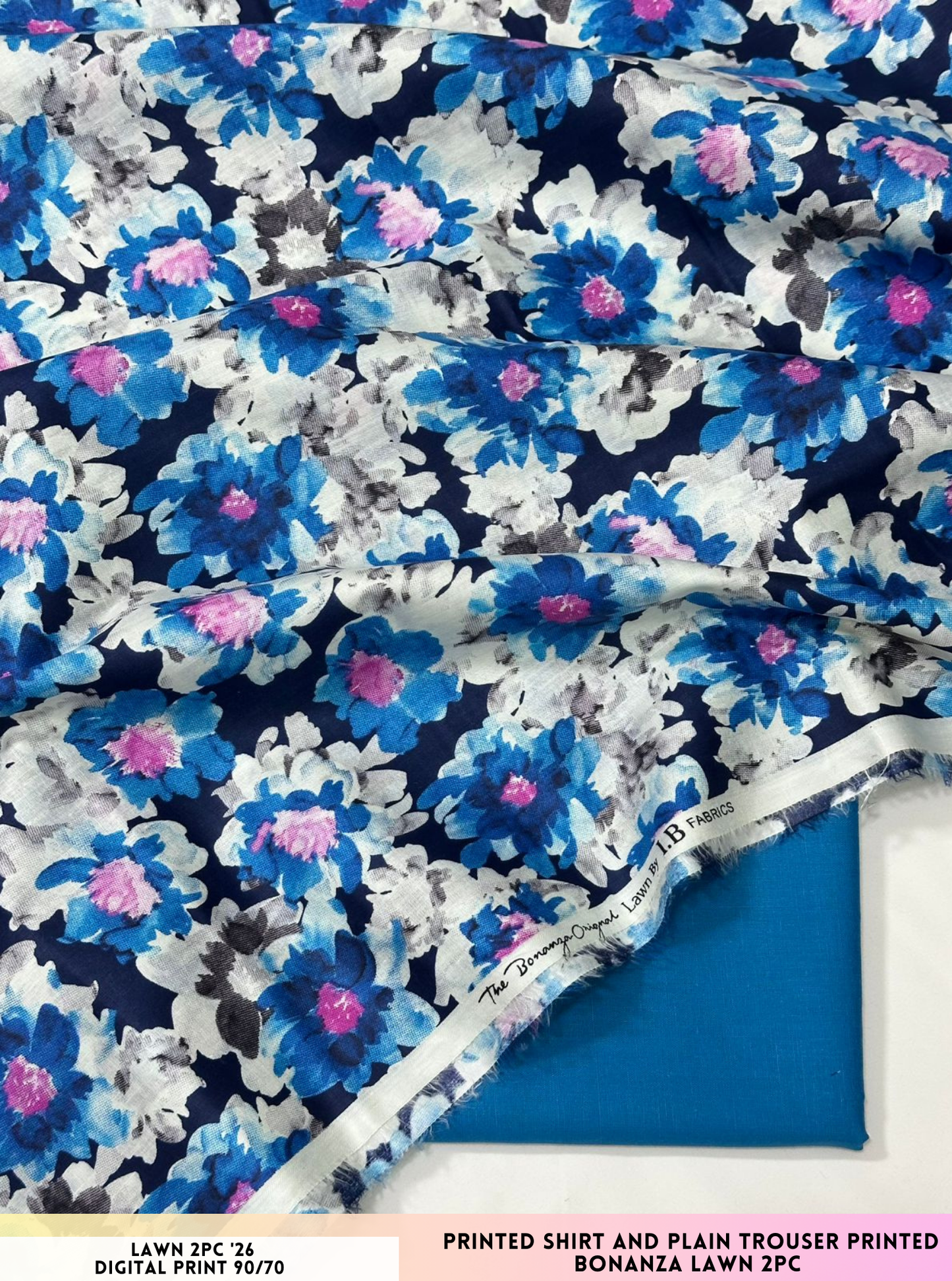 Bonanza Satrangi Lawn 2pc