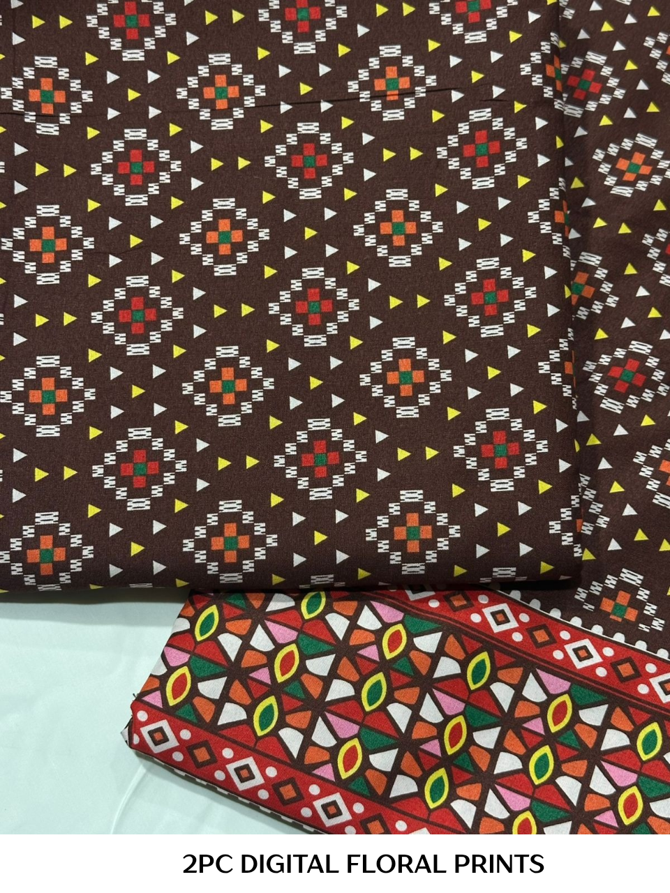 2PC Digital Floral Print