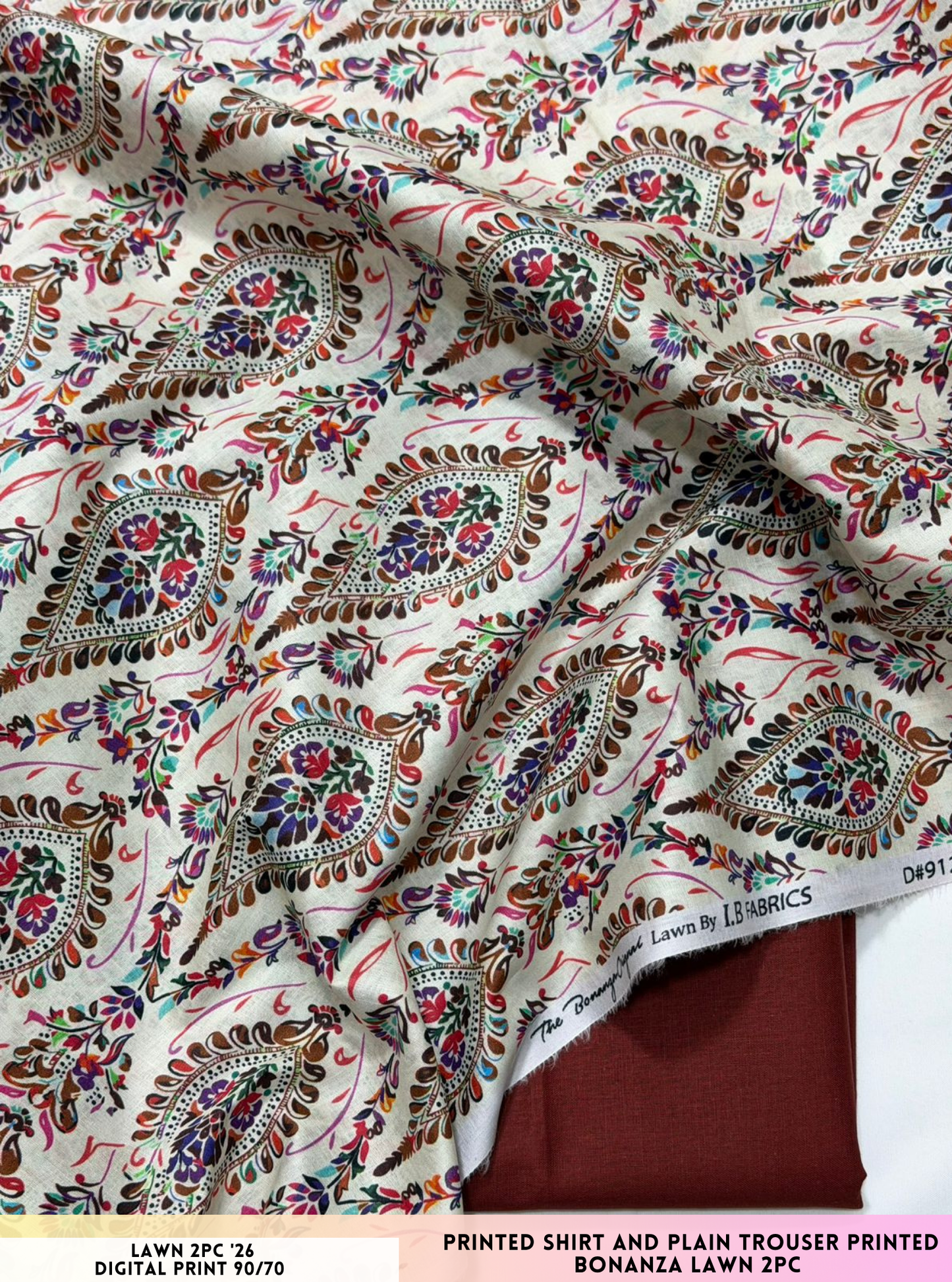 Bonanza Satrangi Lawn 2pc