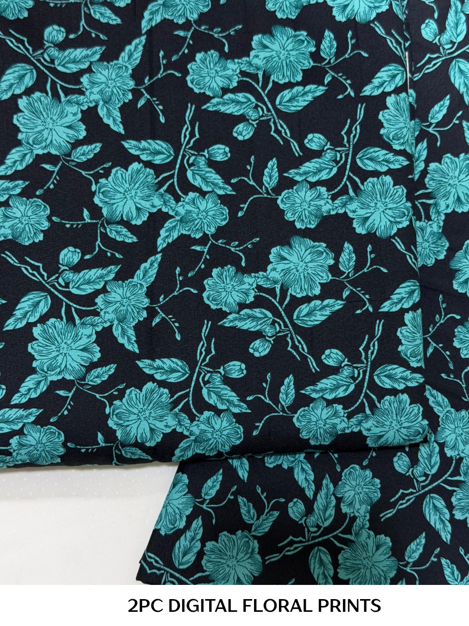 2PC Digital Floral Print