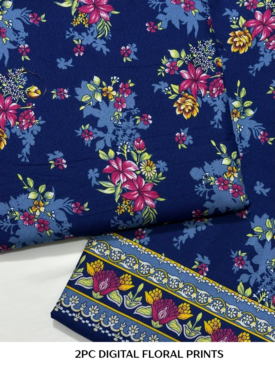 2PC Digital Floral Print