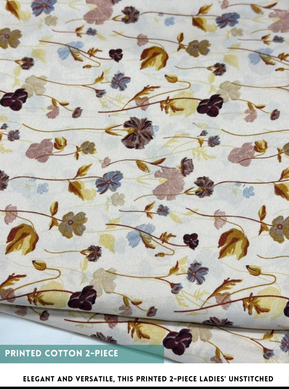 2PC Digital Floral Print