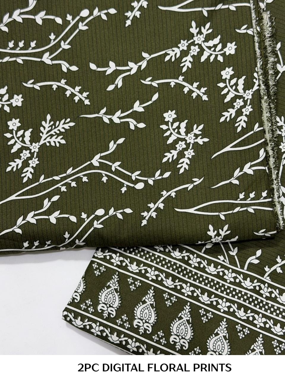 2PC Digital Floral Print