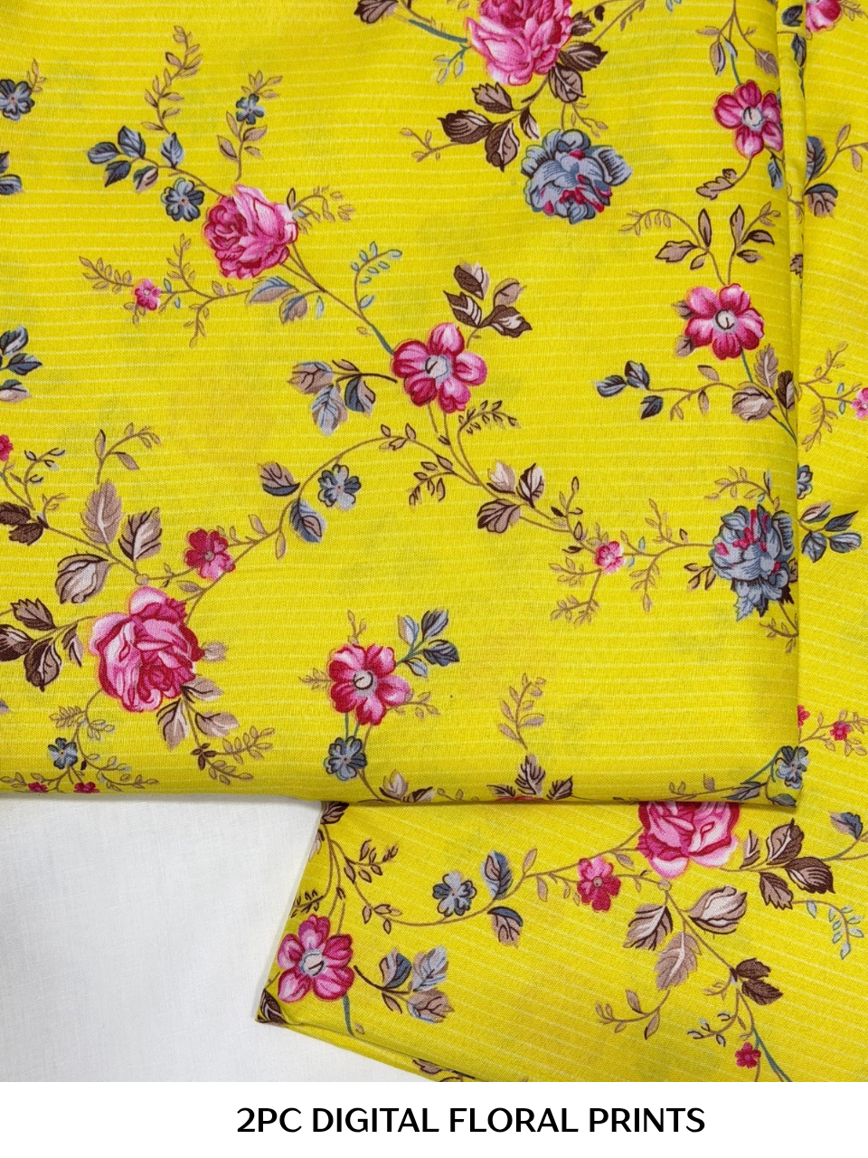 2PC Digital Floral Print