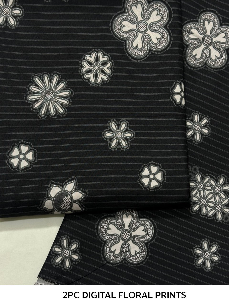 2PC Digital Floral Print