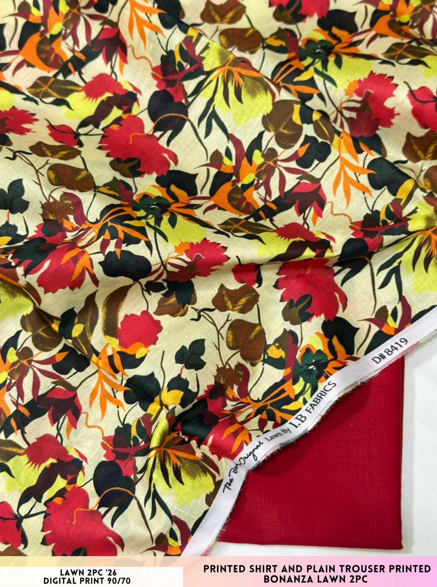 Bonanza Satrangi Lawn 2pc