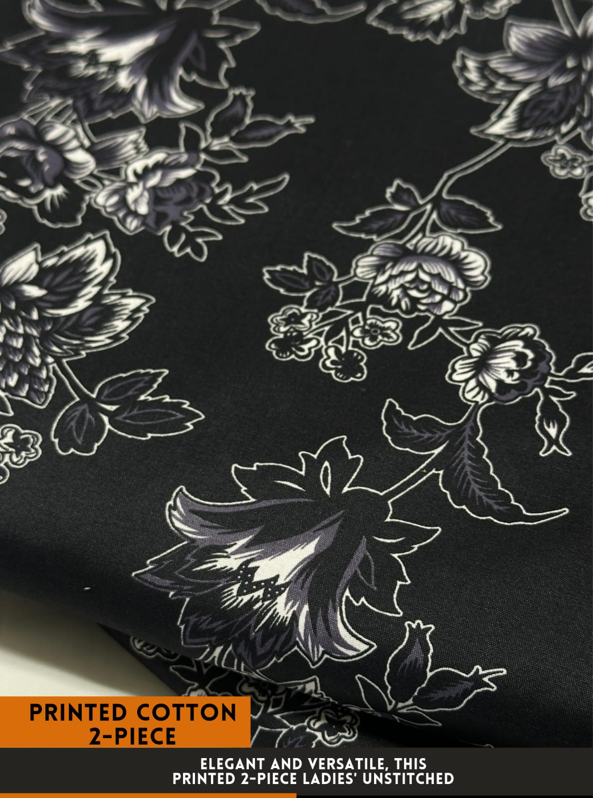 2PC Digital Floral Print