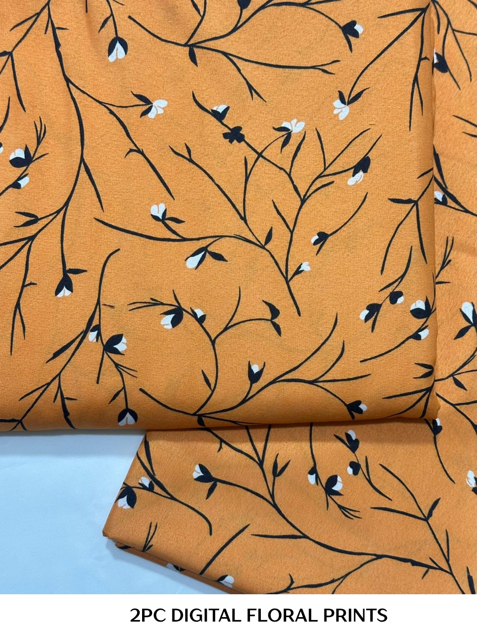 2PC Digital Floral Print