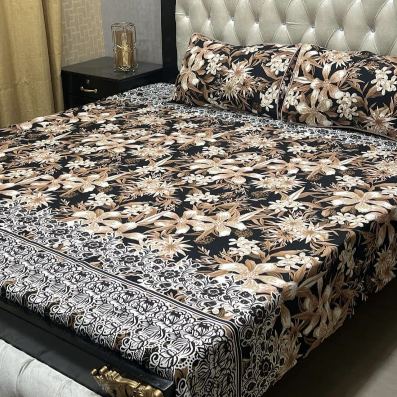 Crystal Cotton Bedsheet Design 093