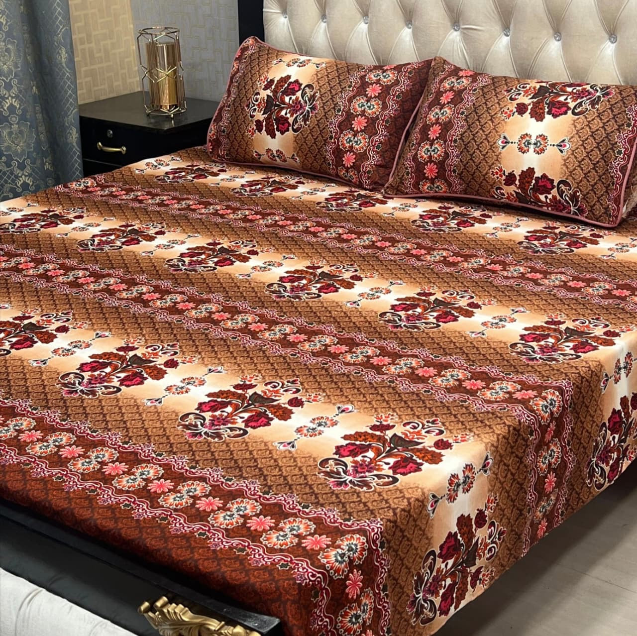Crystal Cotton Bedsheet Design 063