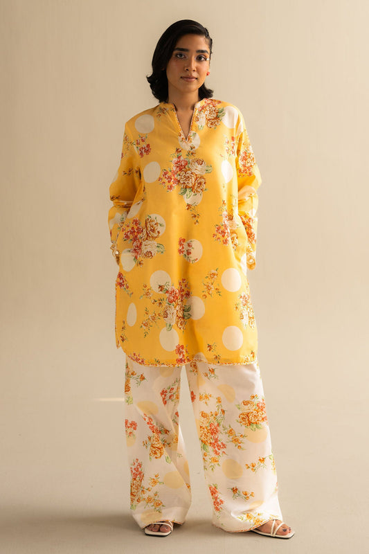 Gul Ahmed YOLO Digital Printed Co-Ords Set (Shirt & Trouser)