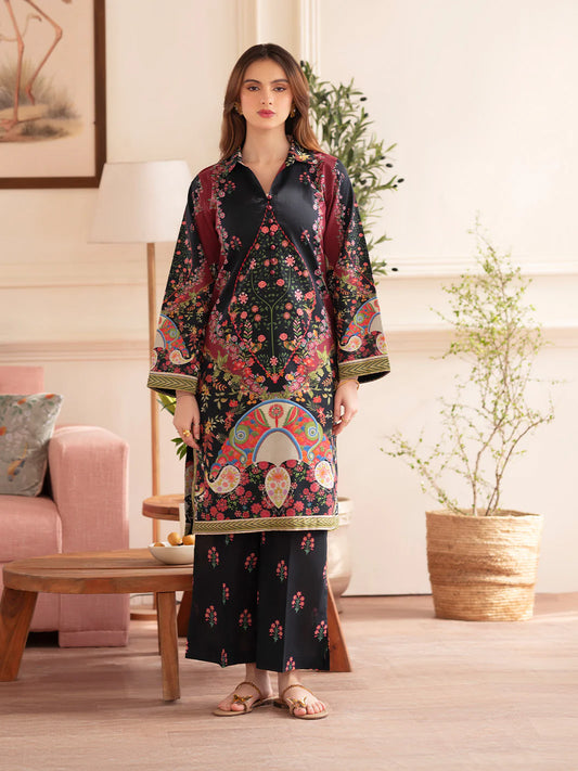 MAHNUR Digital Printed Co-Ords Set (Shirt & Trouser)