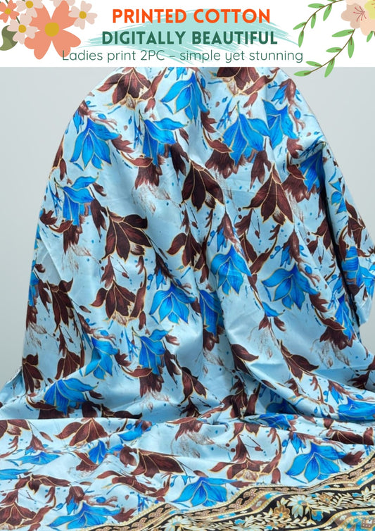 2 Piece Printed Cotton