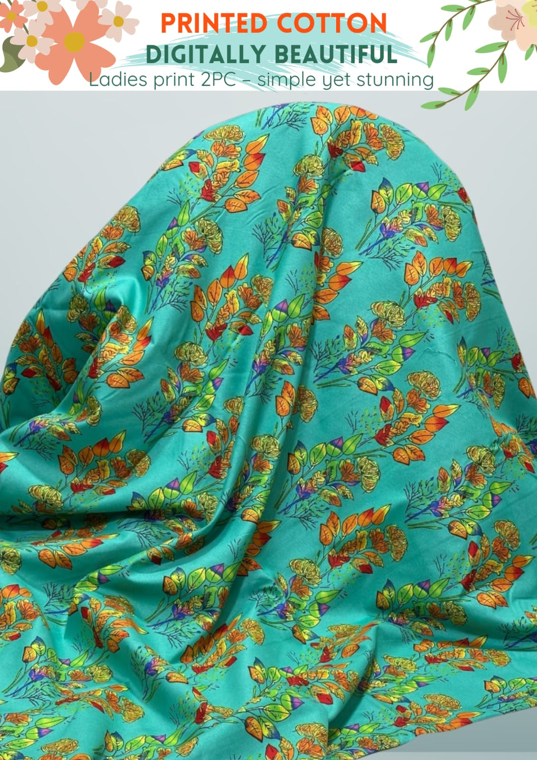 2 Piece Printed Cotton