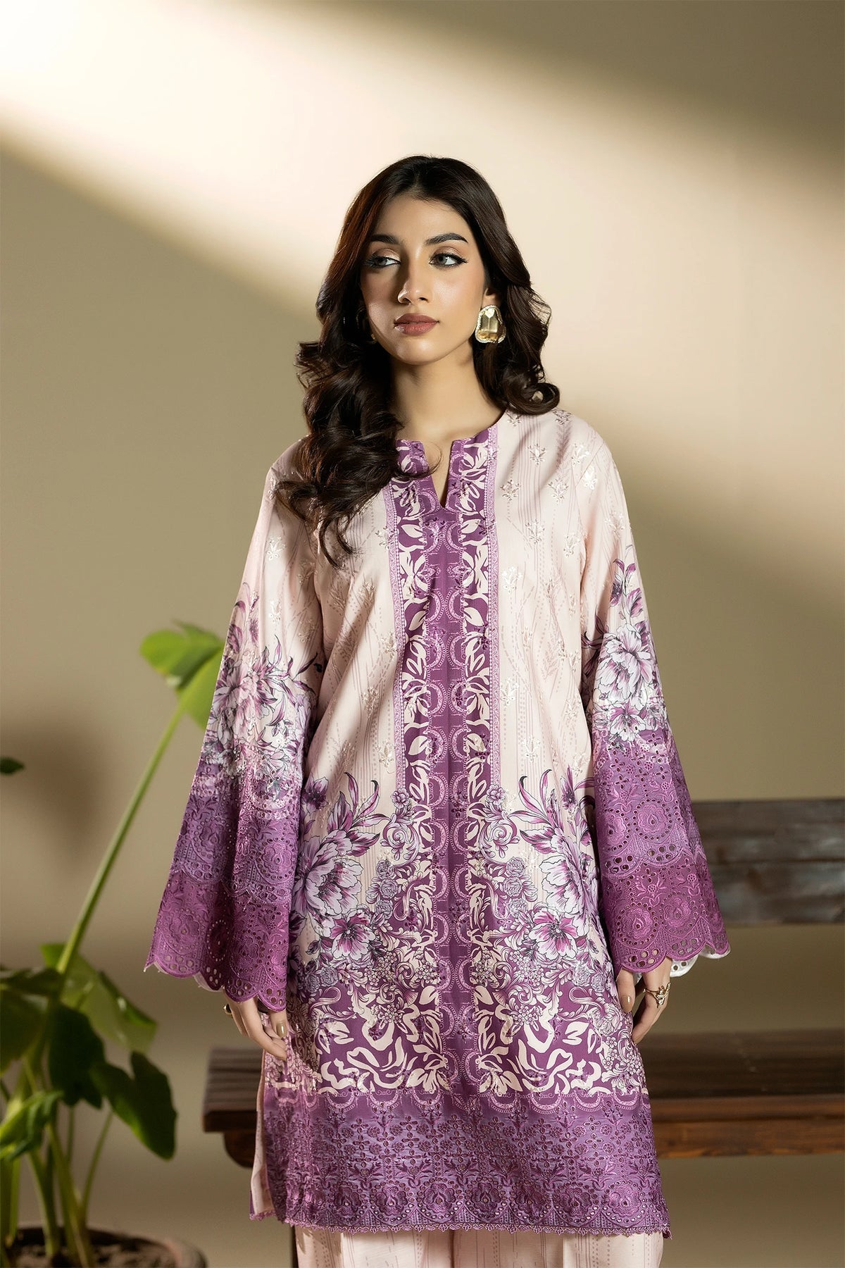 Gul Ahmed YOLO Digital Printed Co-Ords Set (Shirt & Trouser)
