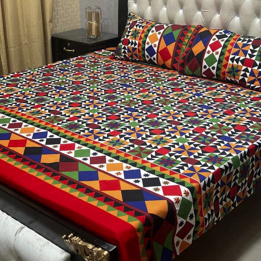 Crystal Cotton Bedsheet Design 066