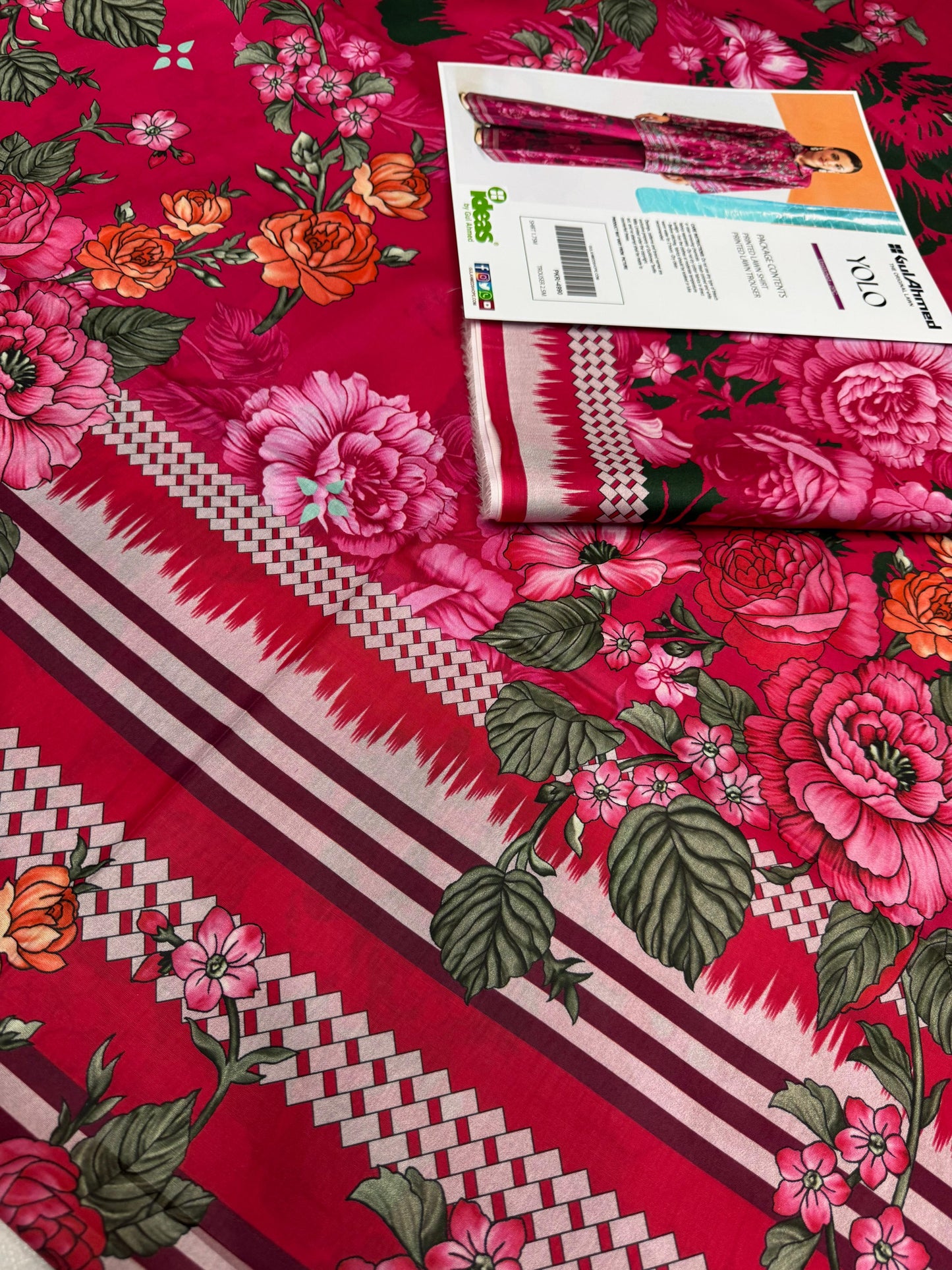 GulAhmed Digital Printed Co-Ords Set (Shirt & Trouser)