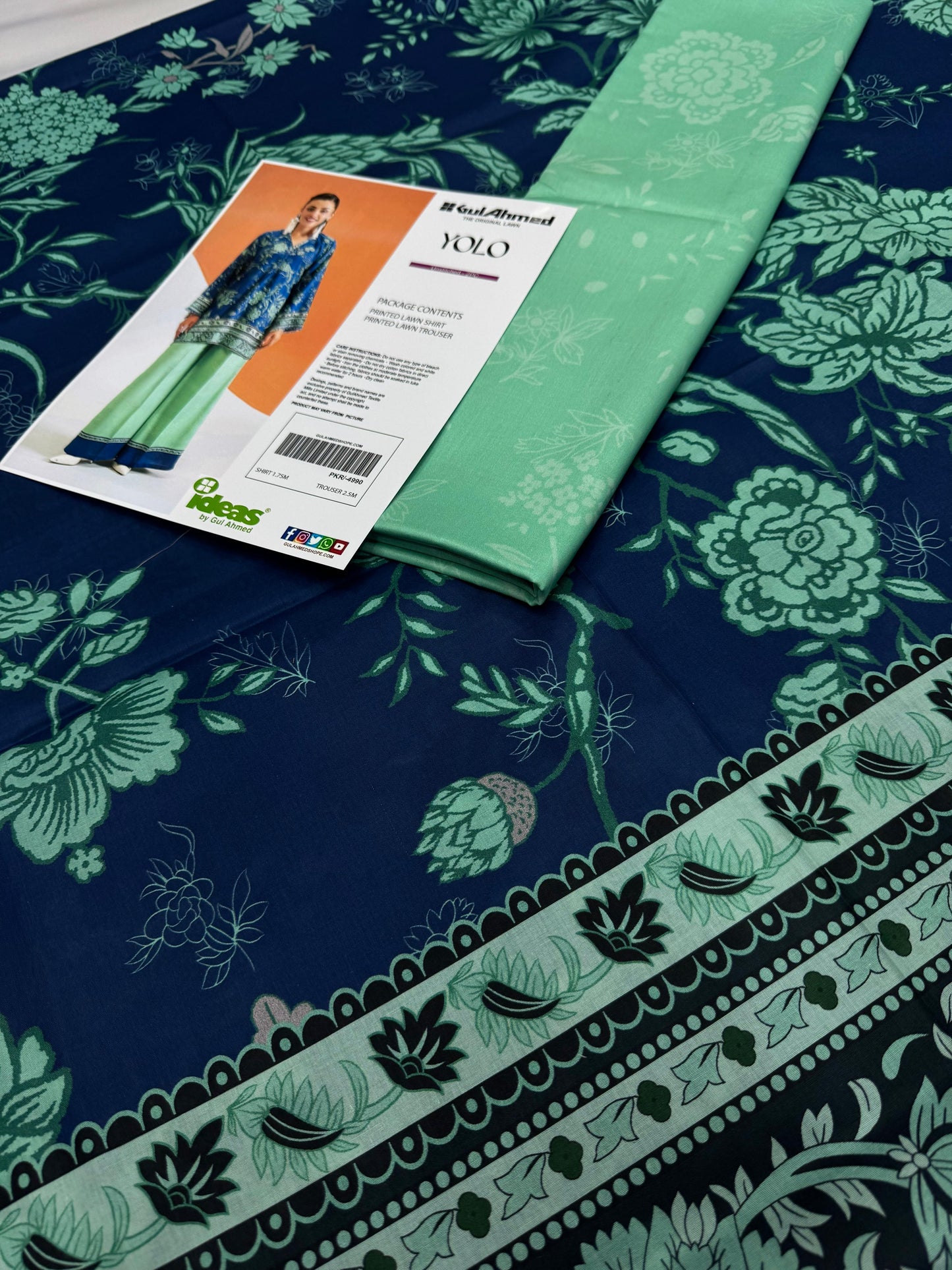 GulAhmed Digital Printed Co-Ords Set (Shirt & Trouser)