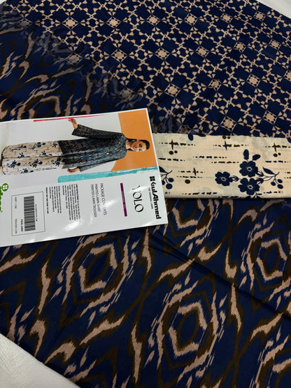 GulAhmed Digital Printed Co-Ords Set (Shirt & Trouser)