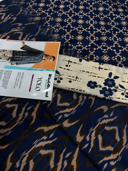 GulAhmed Digital Printed Co-Ords Set (Shirt & Trouser)