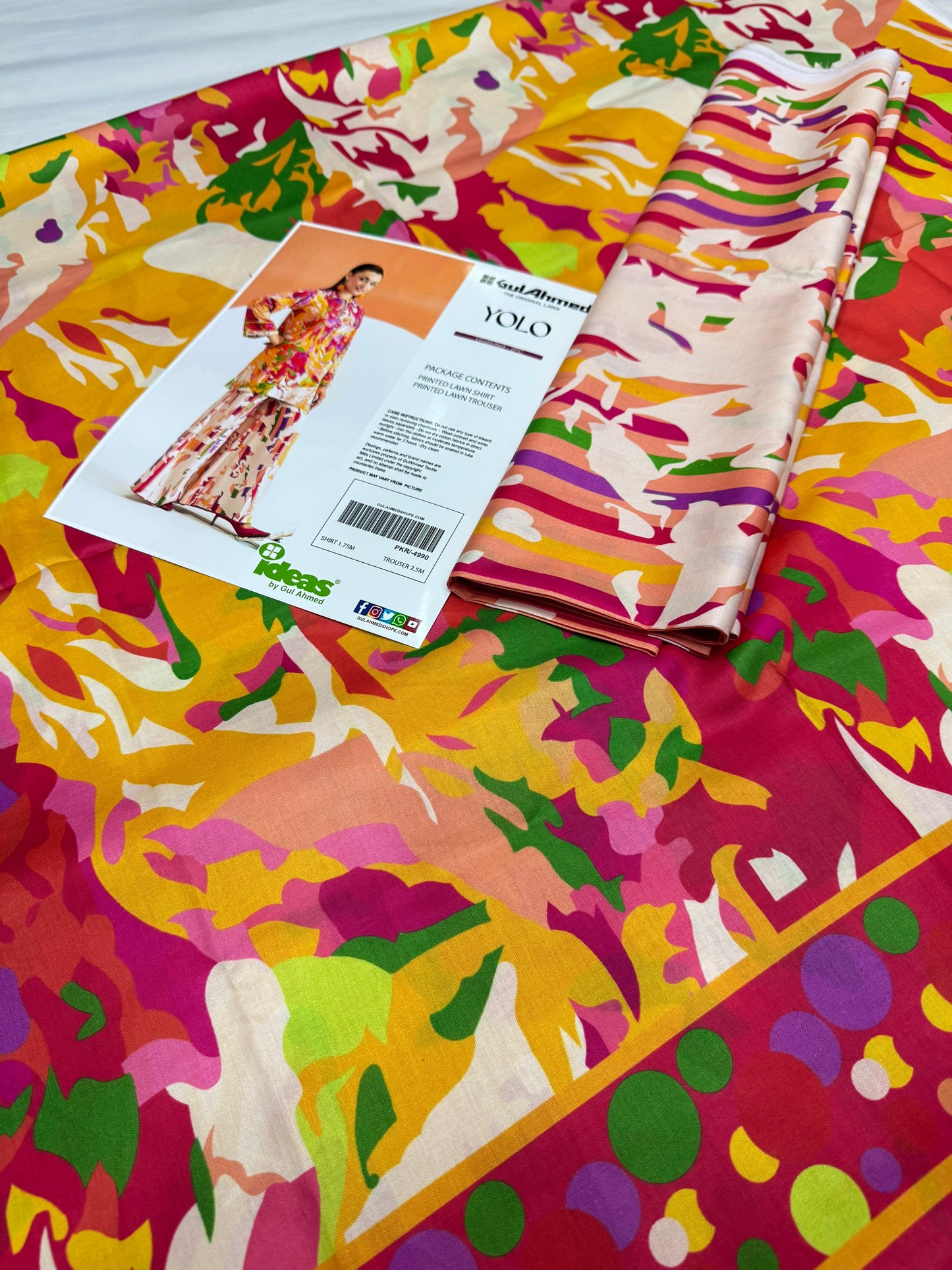 GulAhmed Digital Printed Co-Ords Set (Shirt & Trouser)