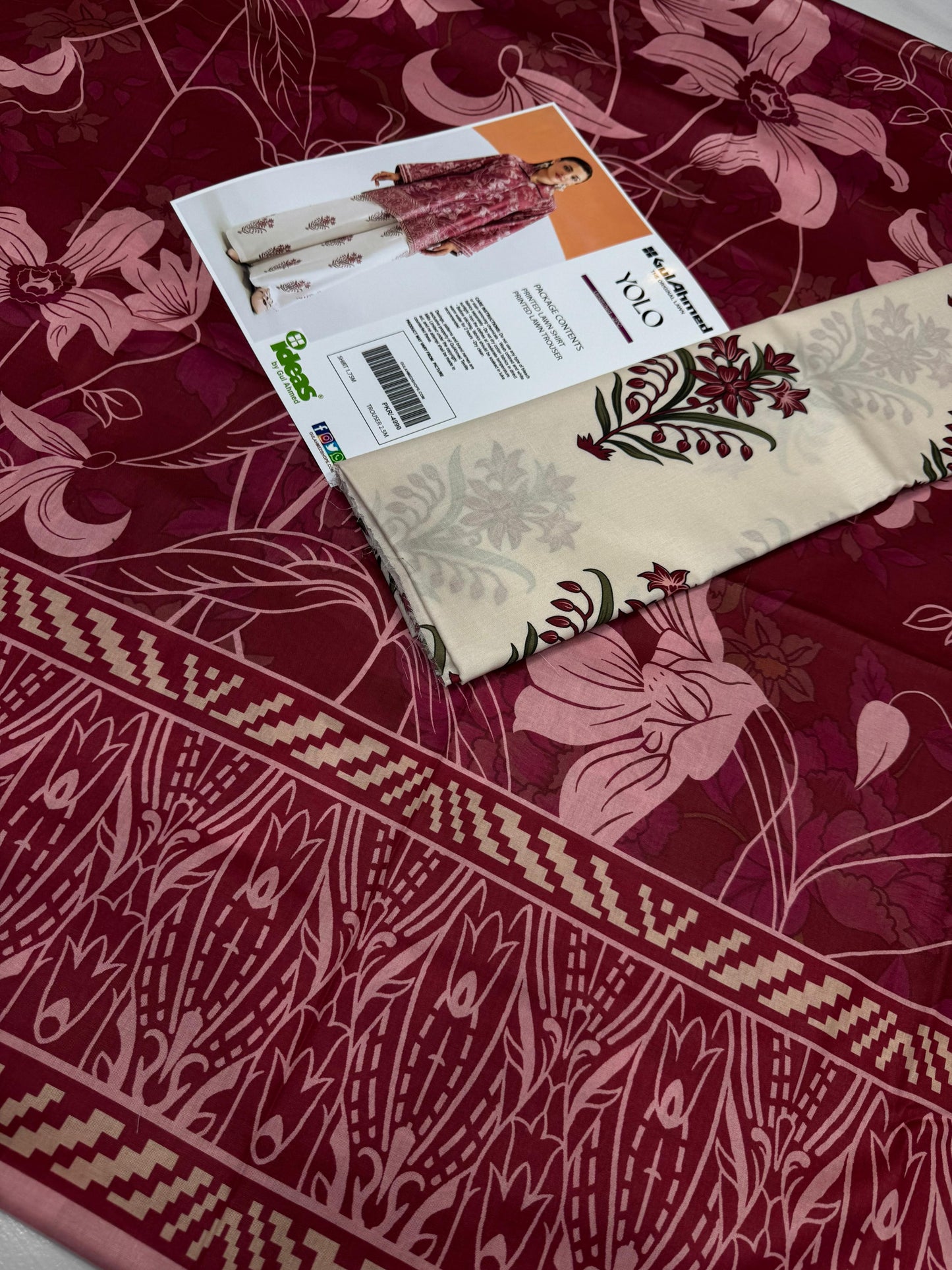 GulAhmed Digital Printed Co-Ords Set (Shirt & Trouser)