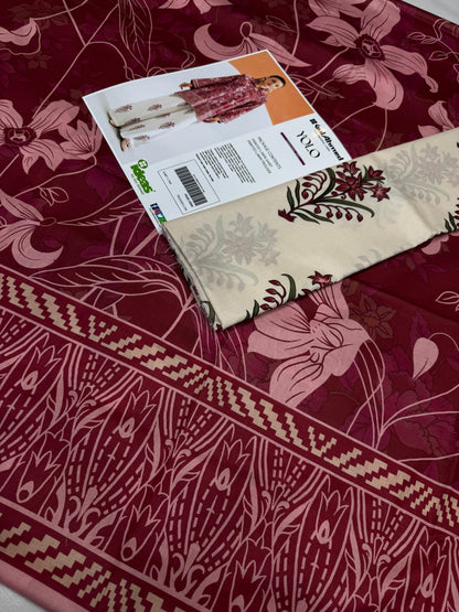 GulAhmed Digital Printed Co-Ords Set (Shirt & Trouser)