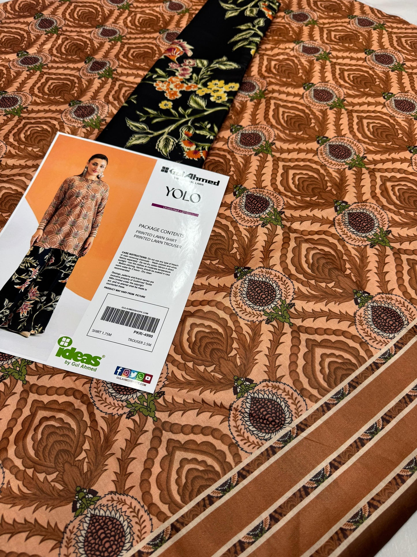 GulAhmed Digital Printed Co-Ords Set (Shirt & Trouser)