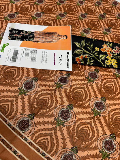 GulAhmed Digital Printed Co-Ords Set (Shirt & Trouser)