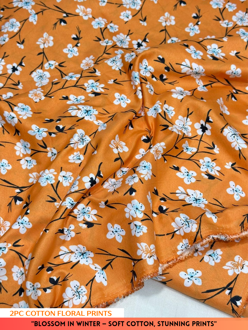 2PC Winter Floral Print