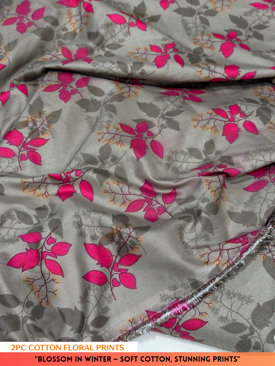 2PC Winter Floral Print