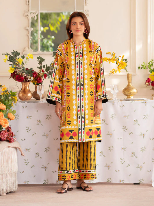 MAHNUR Digital Printed Co-Ords Set (Shirt & Trouser)