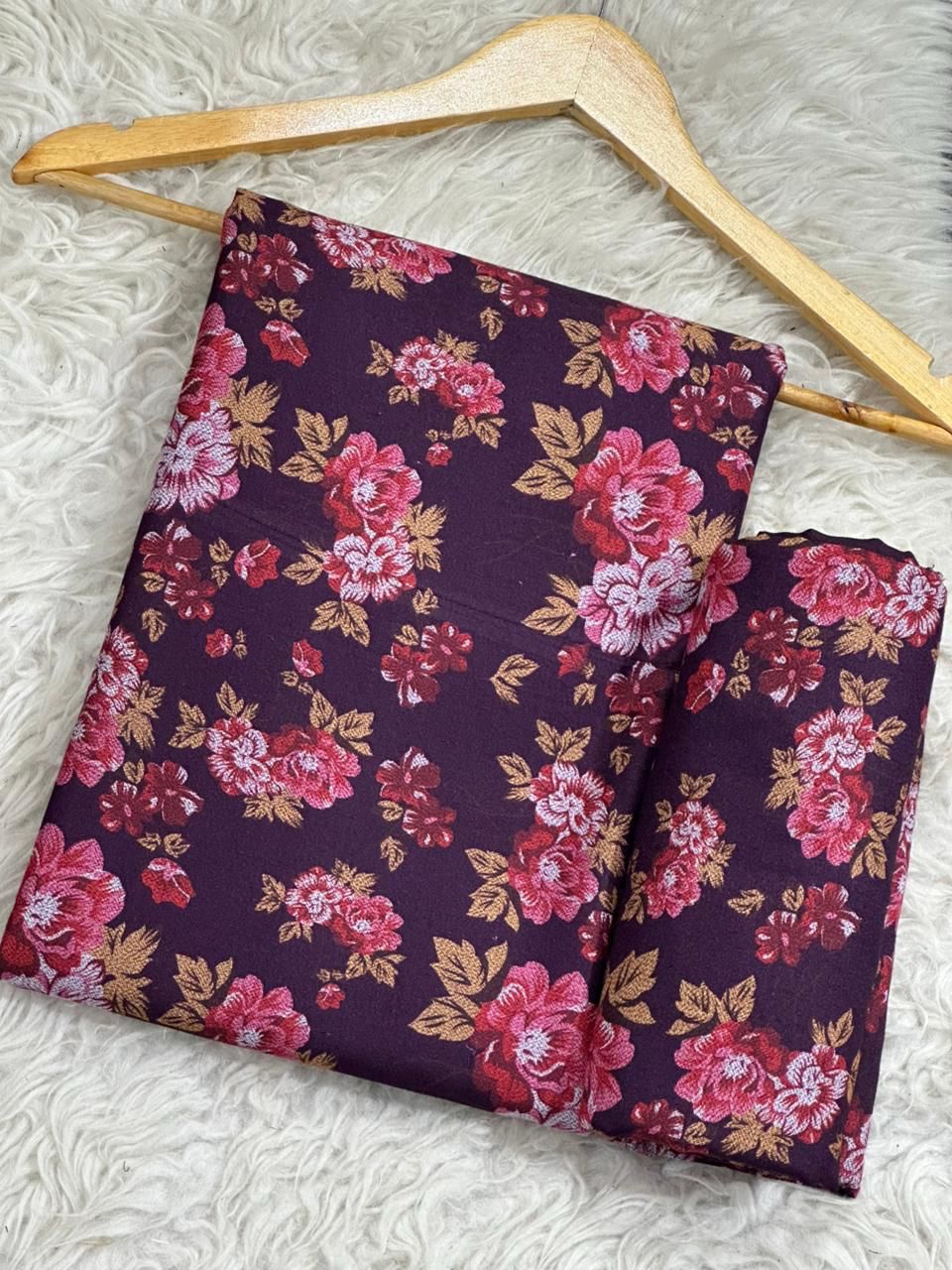 BAROUQE DHANAK 2 PIECE UNSTITCHED