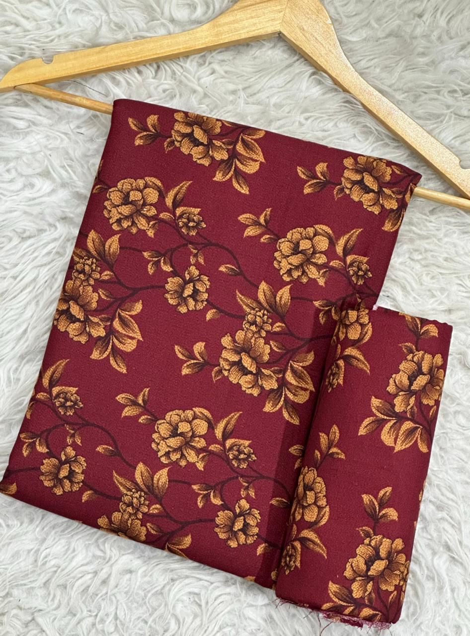 BAROUQE DHANAK 2 PIECE UNSTITCHED