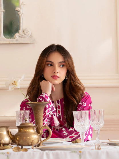 MAHNUR Digital Printed Co-Ords Set (Shirt & Trouser)