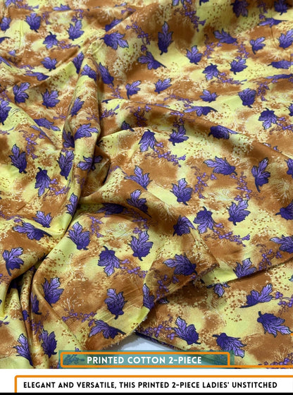 2 Piece Printed Cotton