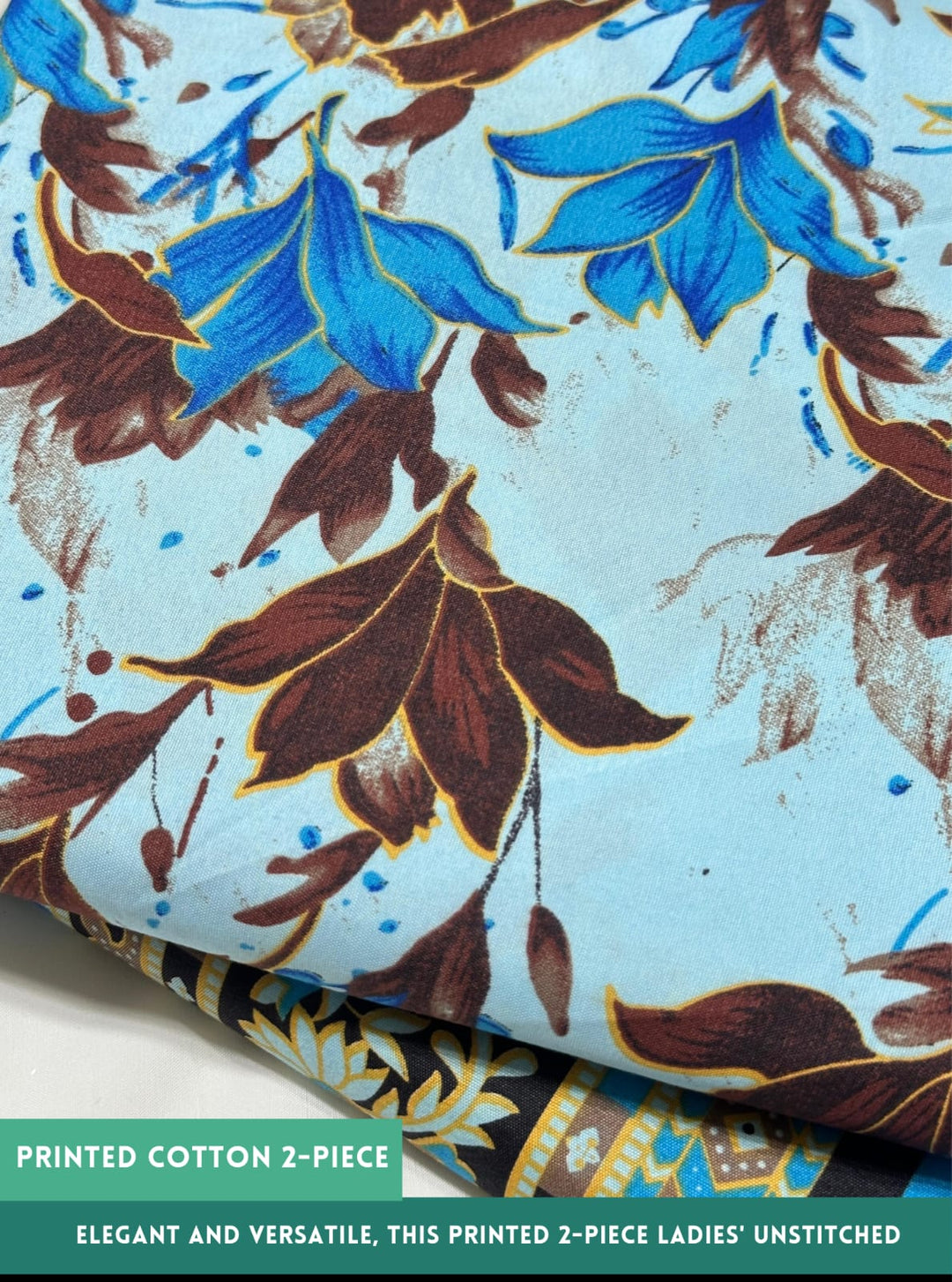 2 Piece Printed Cotton