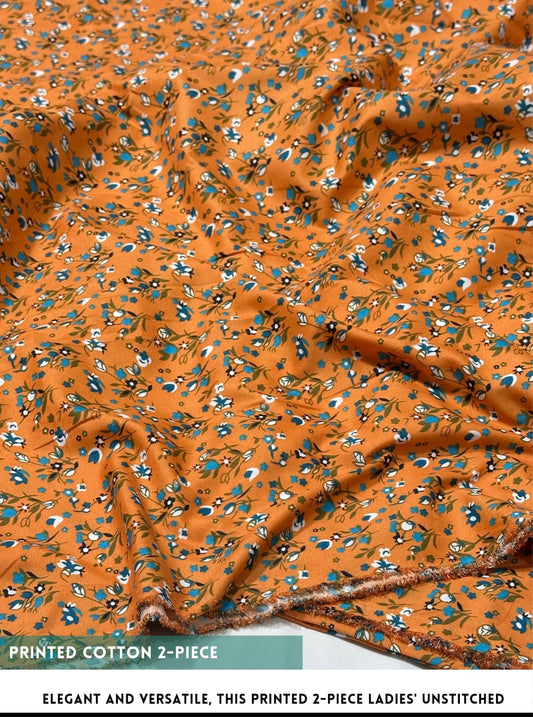 2 Piece Printed Cotton