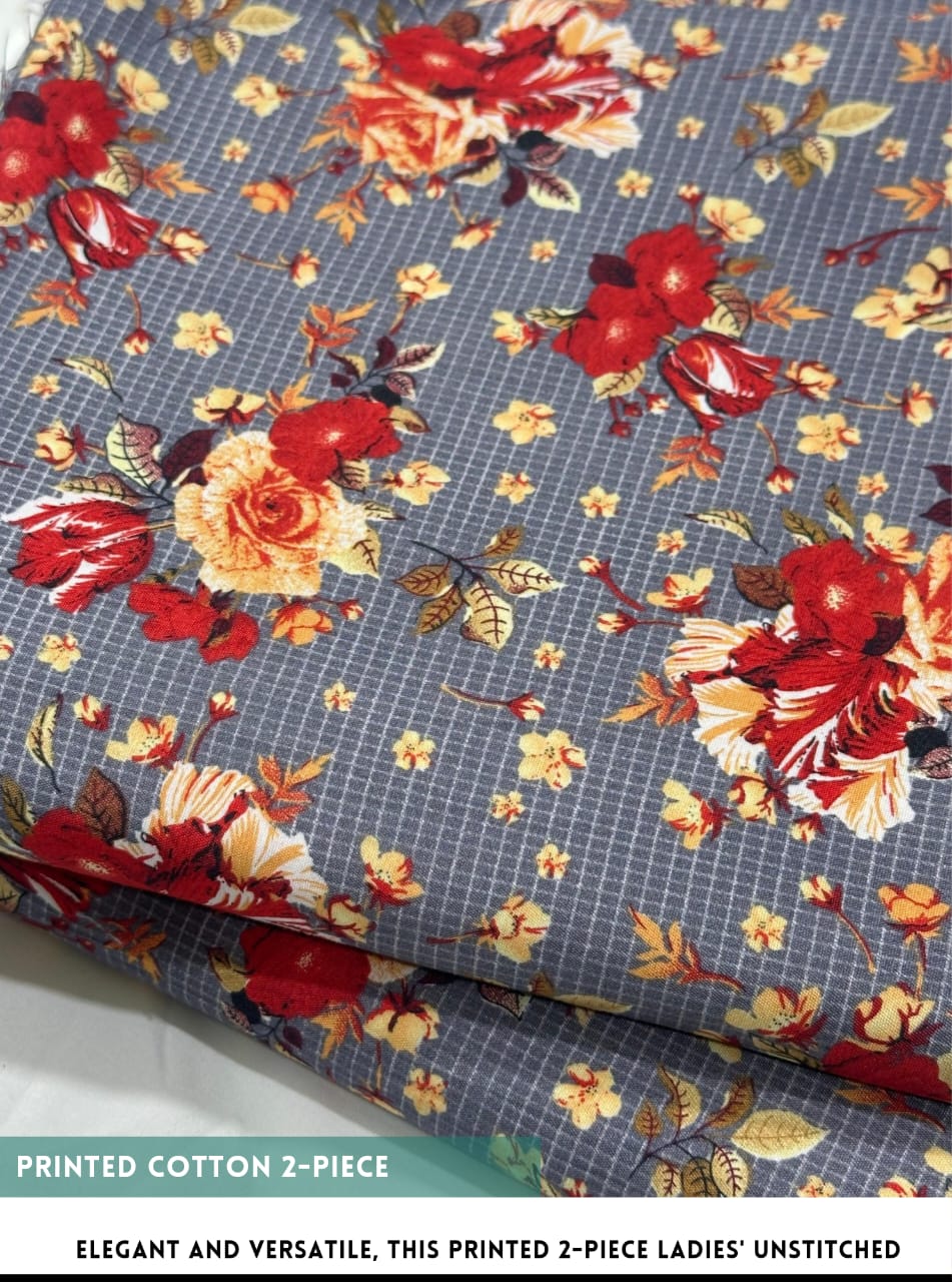 2 Piece Printed Cotton