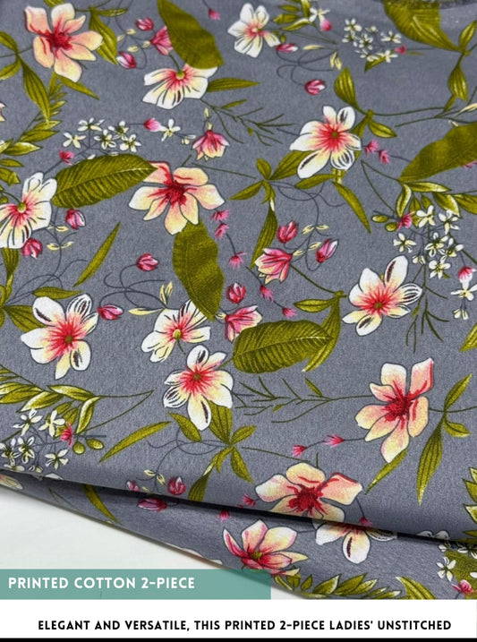 2 Piece Printed Cotton