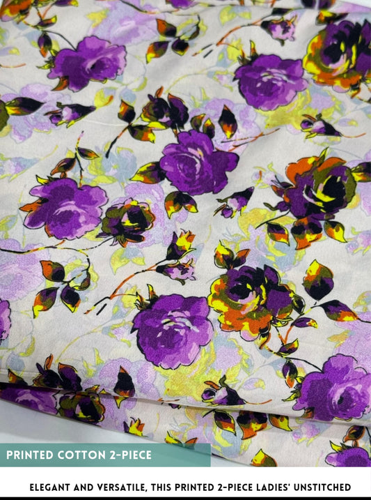 2 Piece Printed Cotton